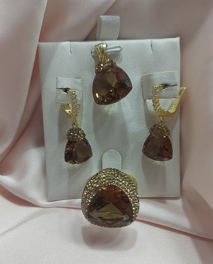 Silver SPL 008 вес 8 г серебро, цирконий, султанит