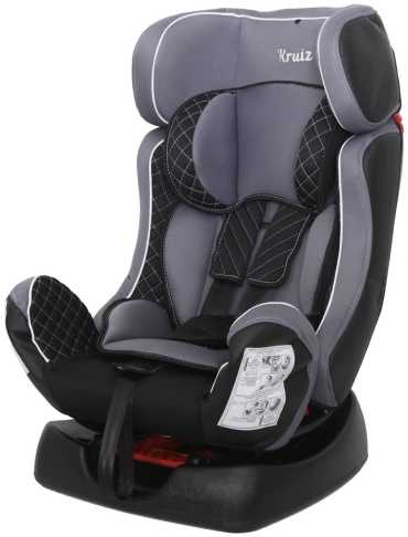 Babyton Kruiz 0/1/2 (до 25 кг) серый, черный