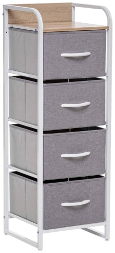 Комод Leset 1408749, 31x29.50x100 см, светло серый
