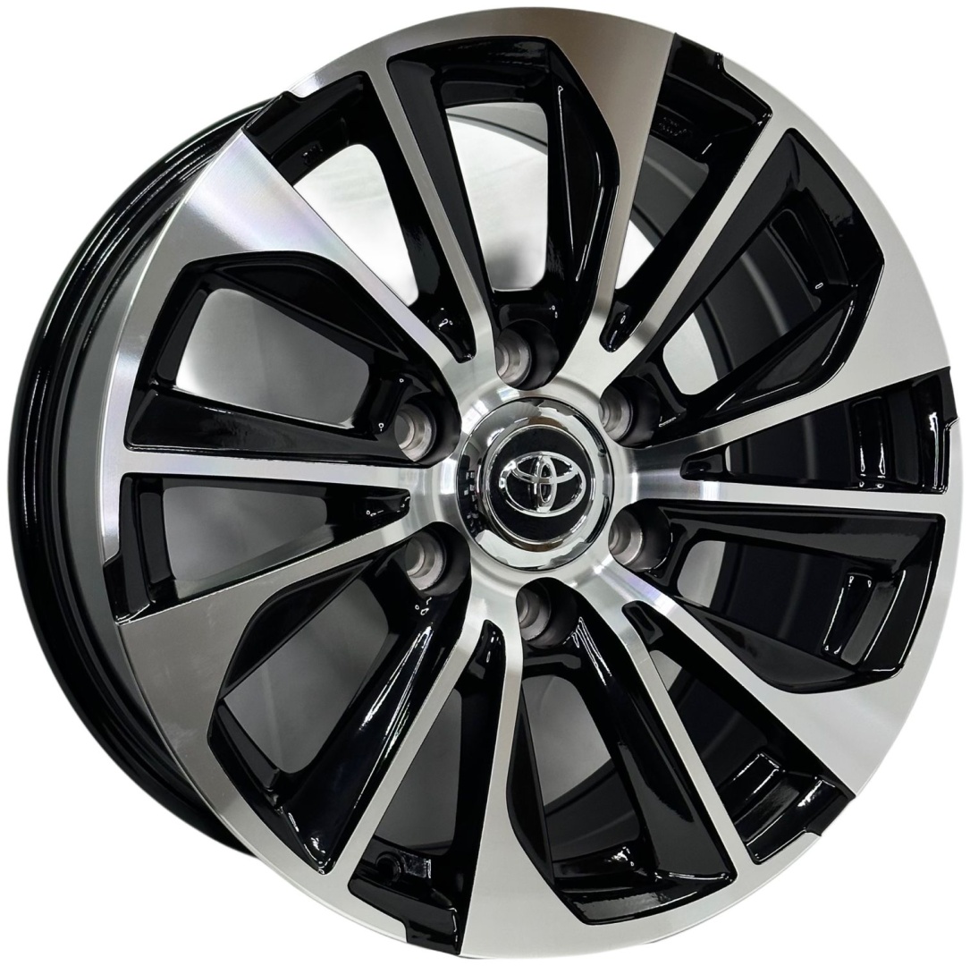 Yixing 904WW 8x18/6x139.7 D106.1 ET25 4 диска черный, серебристый
