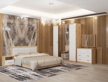 Grand Miks Диана 4Д, предметов в наборе 5 шт белый