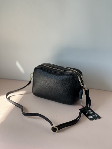 Сумка кросс-боди Leather Country натуральная кожа черный