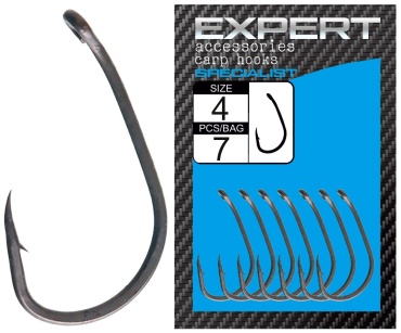 Крючок для рыбалки CARP PRO CPST004 карповый черный 7 шт