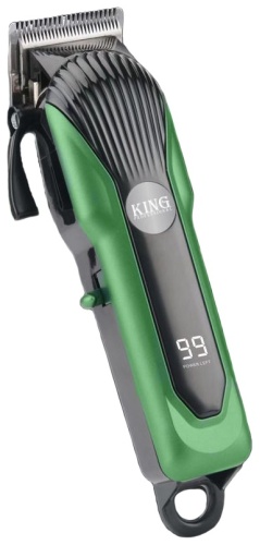 King Professional машинка для стрижки KP-2058 черный, зеленый