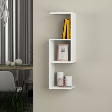 Полка Prestige Furniture M.KT.01.11036.1, 30х25x90 см, белый