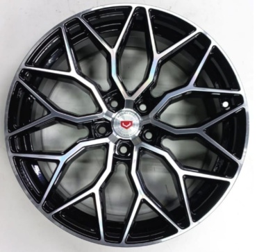Vossen Vossen 1701-5 7.5x17/5x114.3 D67.1 ET35 4 диска черный, серебристый