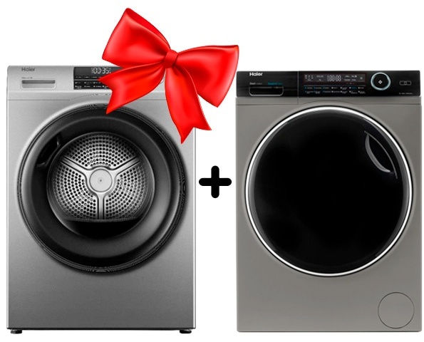 Купить Стиральная машина Haier HW90-B14979S + сушильная машина Haier ...
