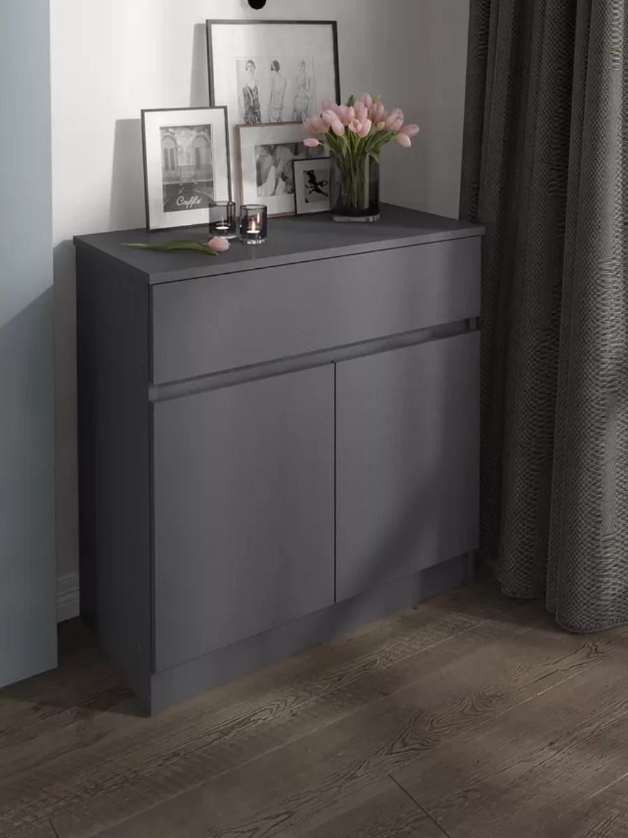 Купить Комод Мебельная фабрика 1+1 Комод 7 с ящиком и полкой, 70x36x73 ...