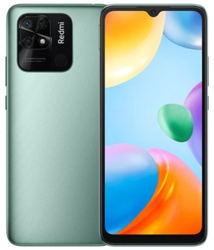 Смартфон Xiaomi Redmi 10C 4 ГБ/64 ГБ зеленый