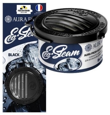 Aura Fresh ароматизатор пластиковый 23029 Black 40 мл