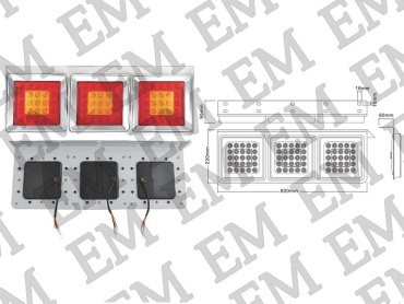 EM стоп-сигнал E-SD-2007-24V-M