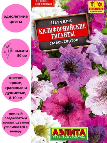 Аэлита петуния Петуния Калифорнийские гиганты