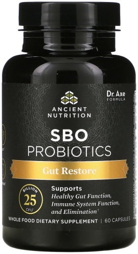 Ancient Nutrition БАД SBO Probiotics Gut Restore 25 Billion CFU 60 капсул
