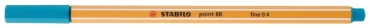 Ручка капиллярная STABILO 88/51 1 шт, цвет чернил голубой