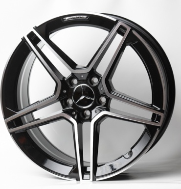 KOKO FF133 8.5x19/5x112 D66.45 ET35 4 диска черный, серебристый