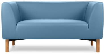 Диван прямой mebel.kz Риард-2, 149х75 см, обивка ткань, голубой