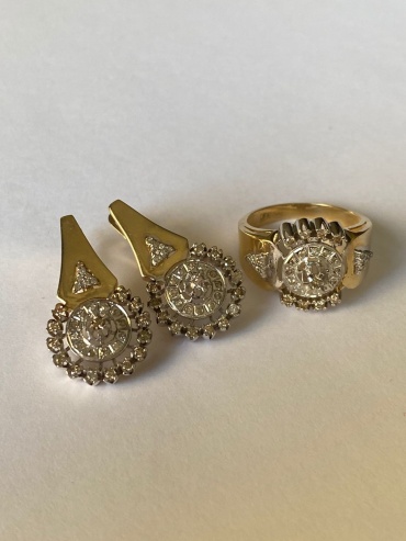 Diamond М213 вес 11 г золото, бриллиант