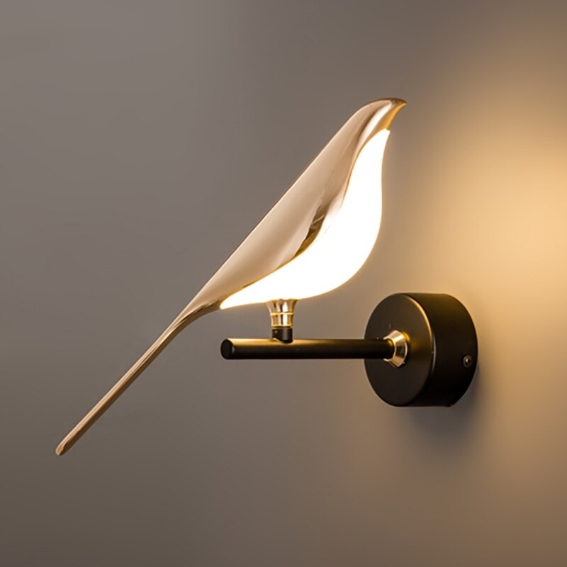 Бра настенный KaliHome LED, золотистый, белый