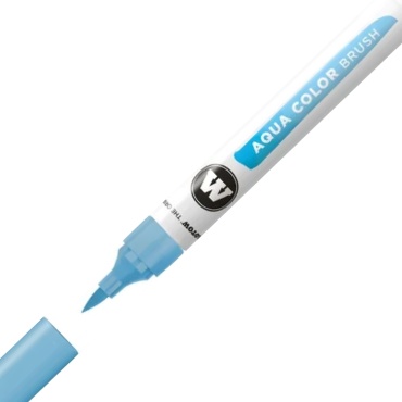 Маркер акварельный Molotow AQUA COLOR BRUSH #052 light blue