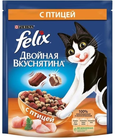 Felix Двойная вкуснятина птица 1.3 кг