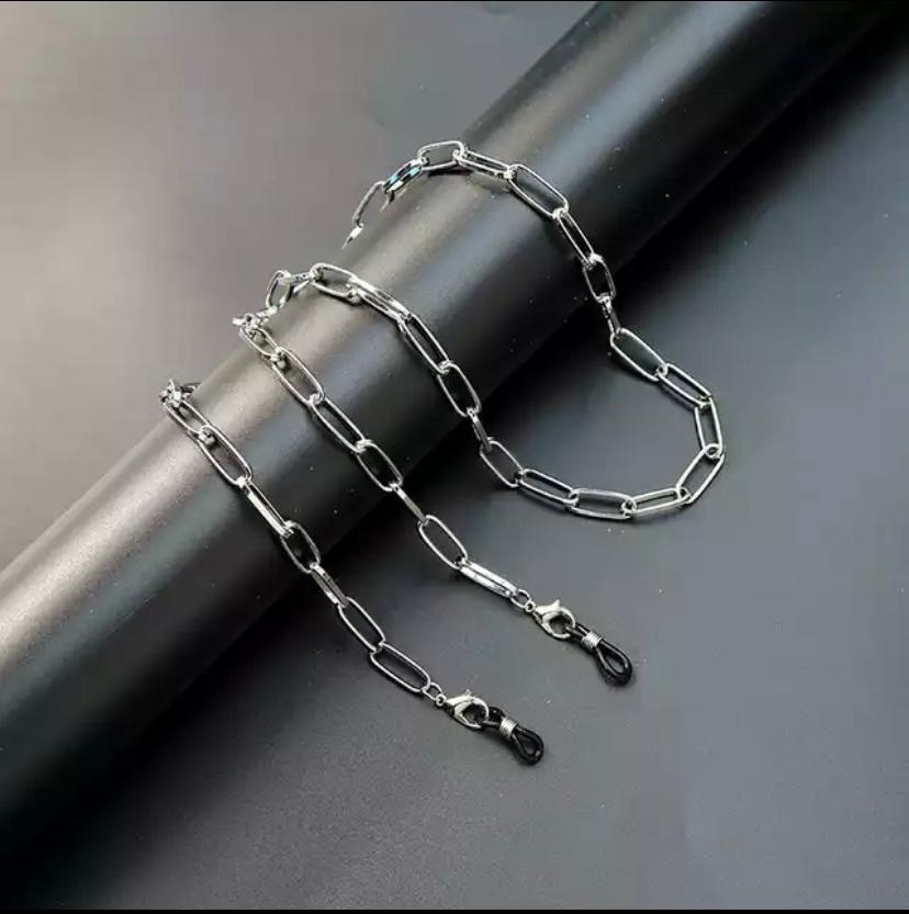 Шнурок для очков Fashion Jewelry серебристый 64 см