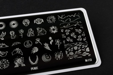 Go! Stamp пластины 113 Peace