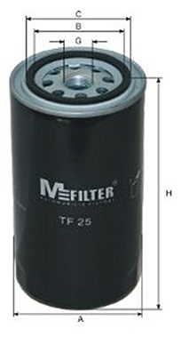 MFilter масляный фильтр TF25