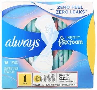 Always прокладки ежедневные Infinity Flex Foam 18 шт
