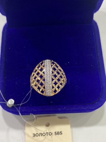 Diamond 233992 размер 20 вес 2.59 г золото, фианит