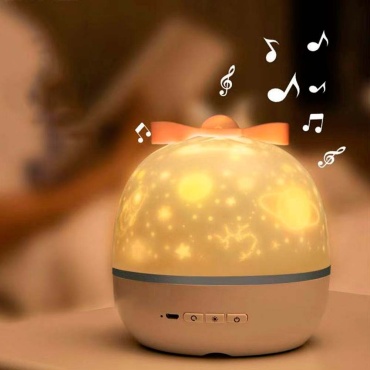 Adix Shop ночник детский настольный Звездный MIX Tanabata, теплый белый, желтый, синий, разноцветный, фиолетовый