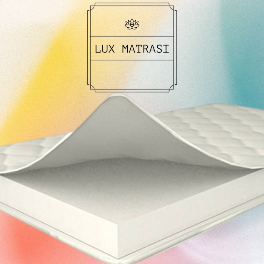 Купить Матрас Lux-matrasi Пена-10 см, 125x190x10 см, чехол жаккард ...