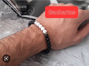Gauhartas длина 20 см натуральный камень, шунгит, кахолонг