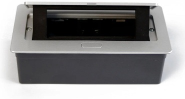 Shelbi настольный лючок 24x11x7 см, серебристый