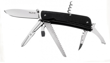 Нож Ruike TREKKER LD42-B (19) черный