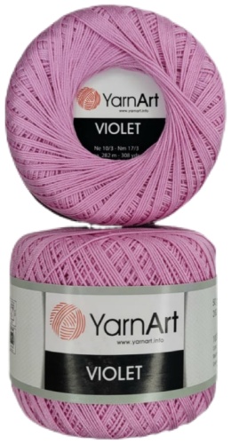 Моток YarnArt Violet 319 розовый 282 м 50 г