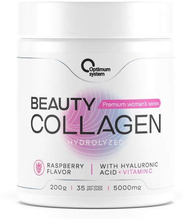 Optimum System Beauty Wellness Collagen Малина 200 г