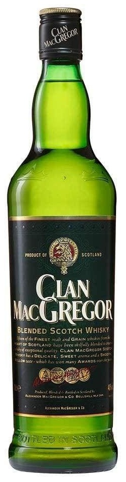 Купить Виски Clan MacGregor купажированный 40% 500 мл в кредит в Алматы ...