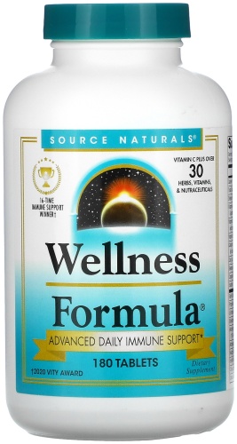 Source Naturals Wellness Formula таблетки 180 шт