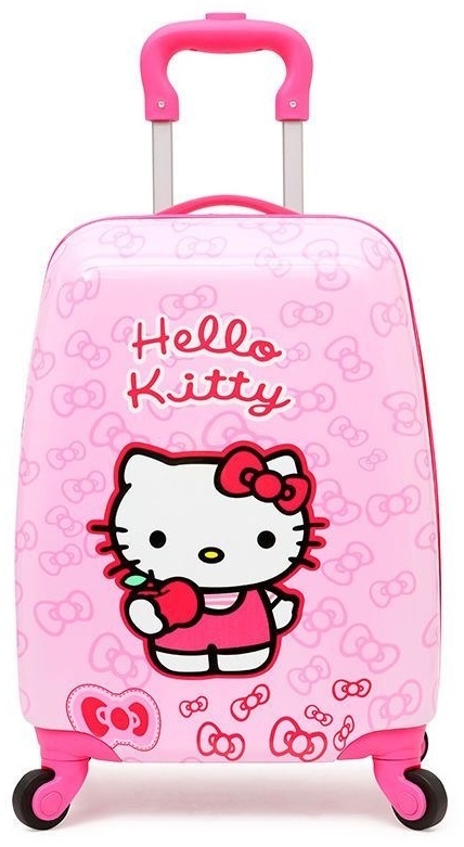 Чемодан KITTY пластик 26 л розовый