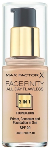 Max Factor Facefinity All Day Flawless 3 in 1 SPF20 тональный крем 40 Light Ivory 30 мл