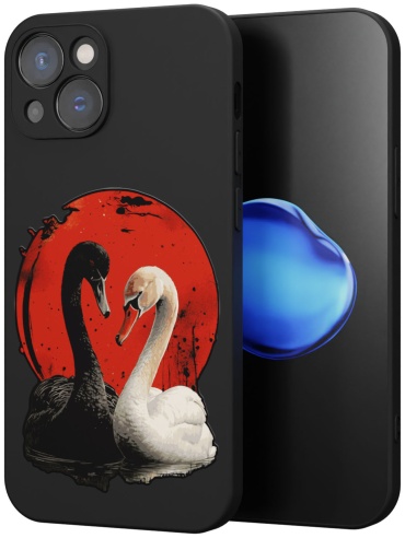 Чехол Mcover для Apple iPhone 15 рисунок