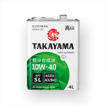 Полусинтетическое Takayama Semi-synthetic 10W-40 4 л