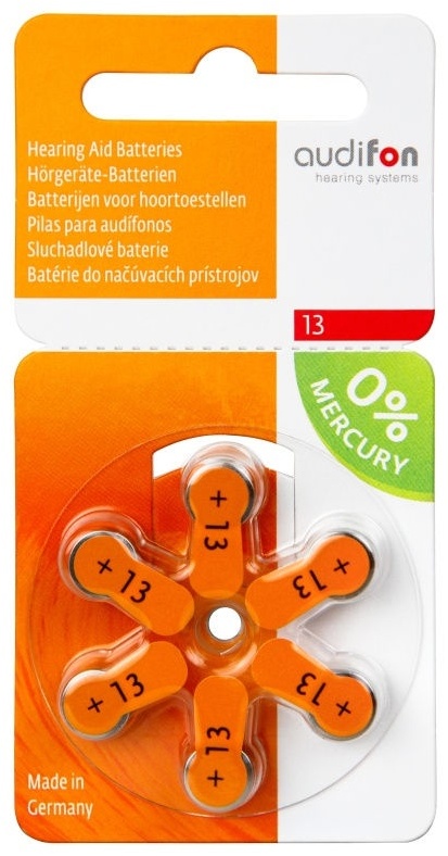 Audifon батарейки 13 №6