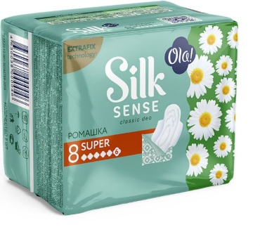 Ola прокладки Silk Sense Classic Deo Ромашка Super 8 шт