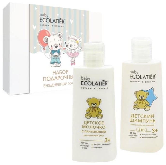 Ecolatier Ежедневный уход набор по уходу за волосами и телом для детей