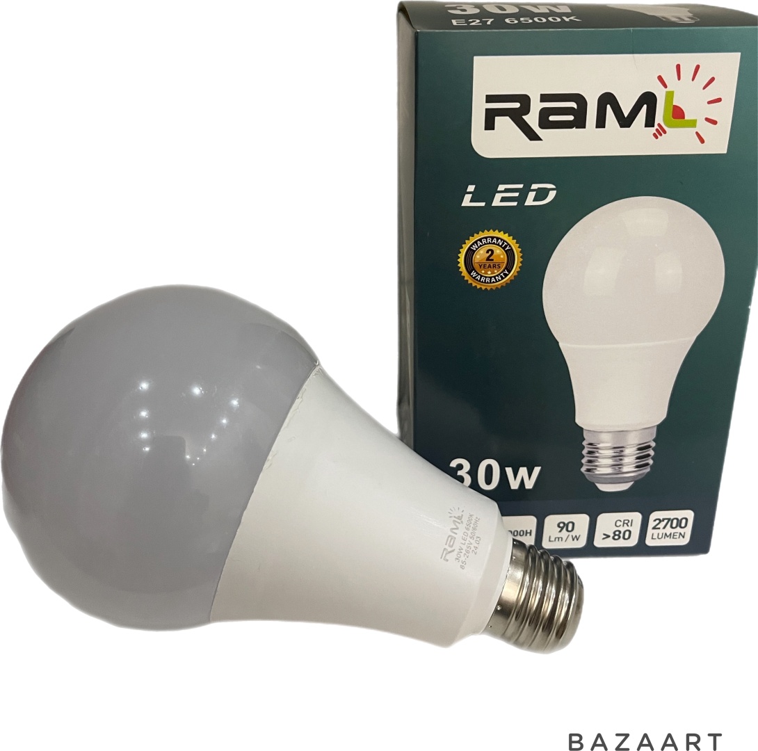RAML 30W E27, светодиодная, холодный белый