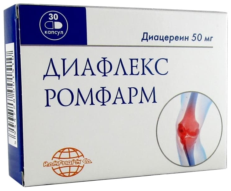 Диафлекс капсулы 50 мг 30 шт