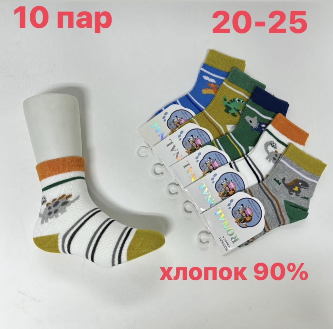 Носки RONAL RD5201 10 пар мультиколор 20-25