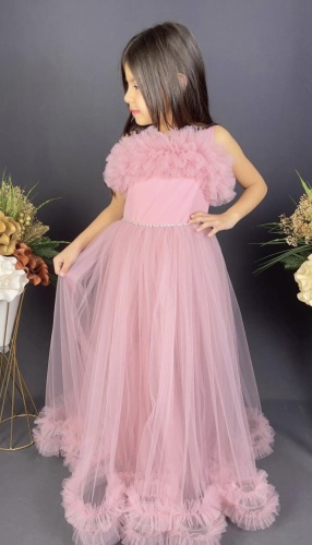 Нарядное платье Zeya Moda розовый