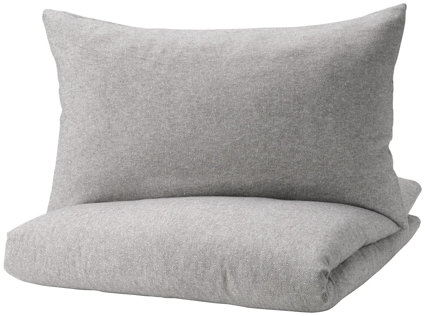 Пододеяльник IKEA полутораспальный ВЭСТКУСТРОС 150x200 серый